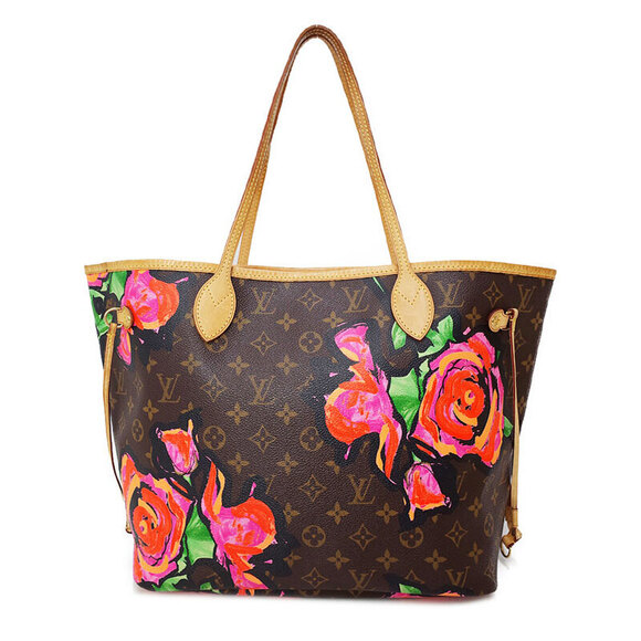 Louis Vuitton Handbags - Louis Vuitton Roses Neverfull tote limited edition Stephen Sprouse Pink
